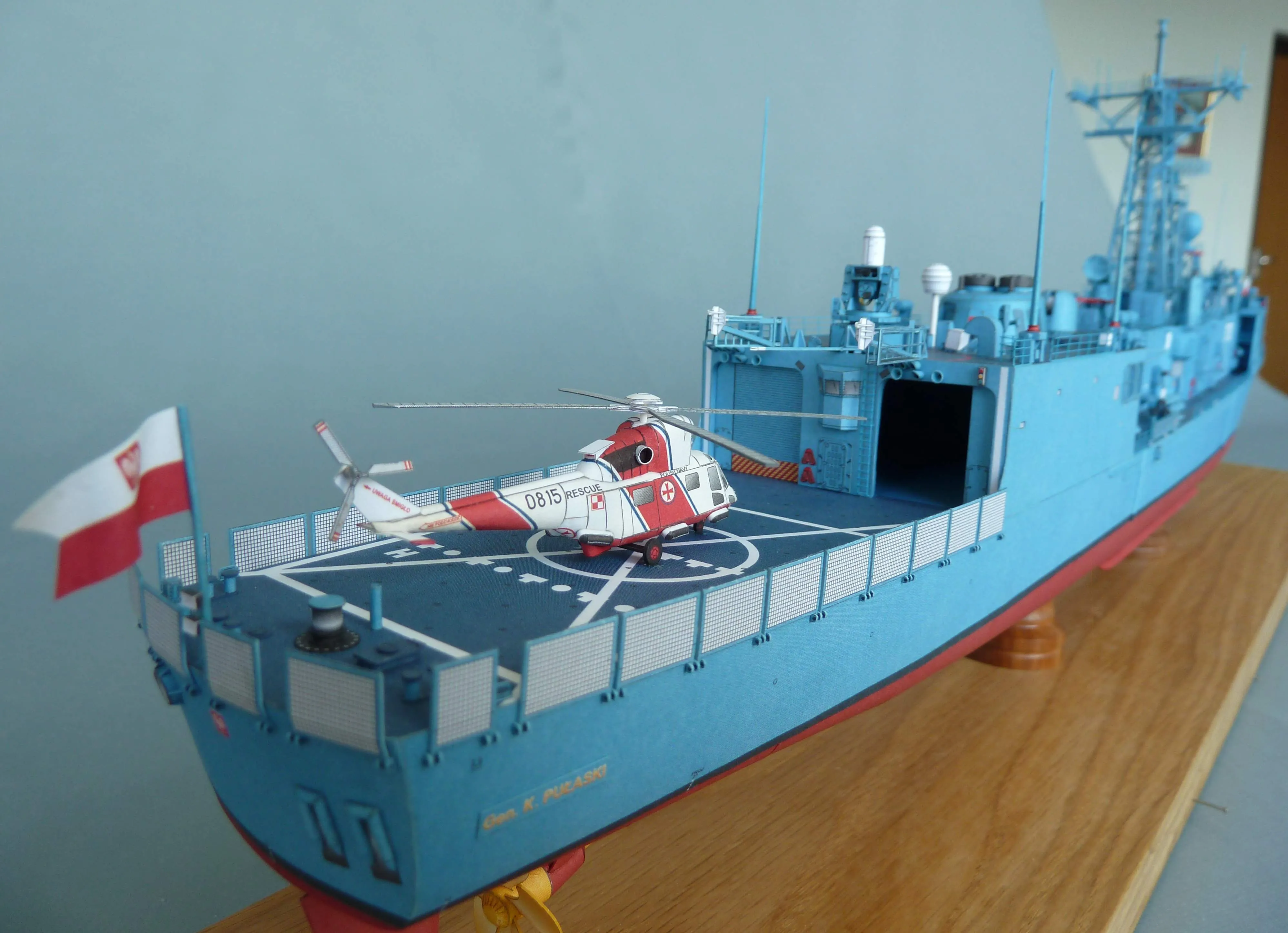 Модель корабля Генерал K. Pulaski - Верфь на Столе