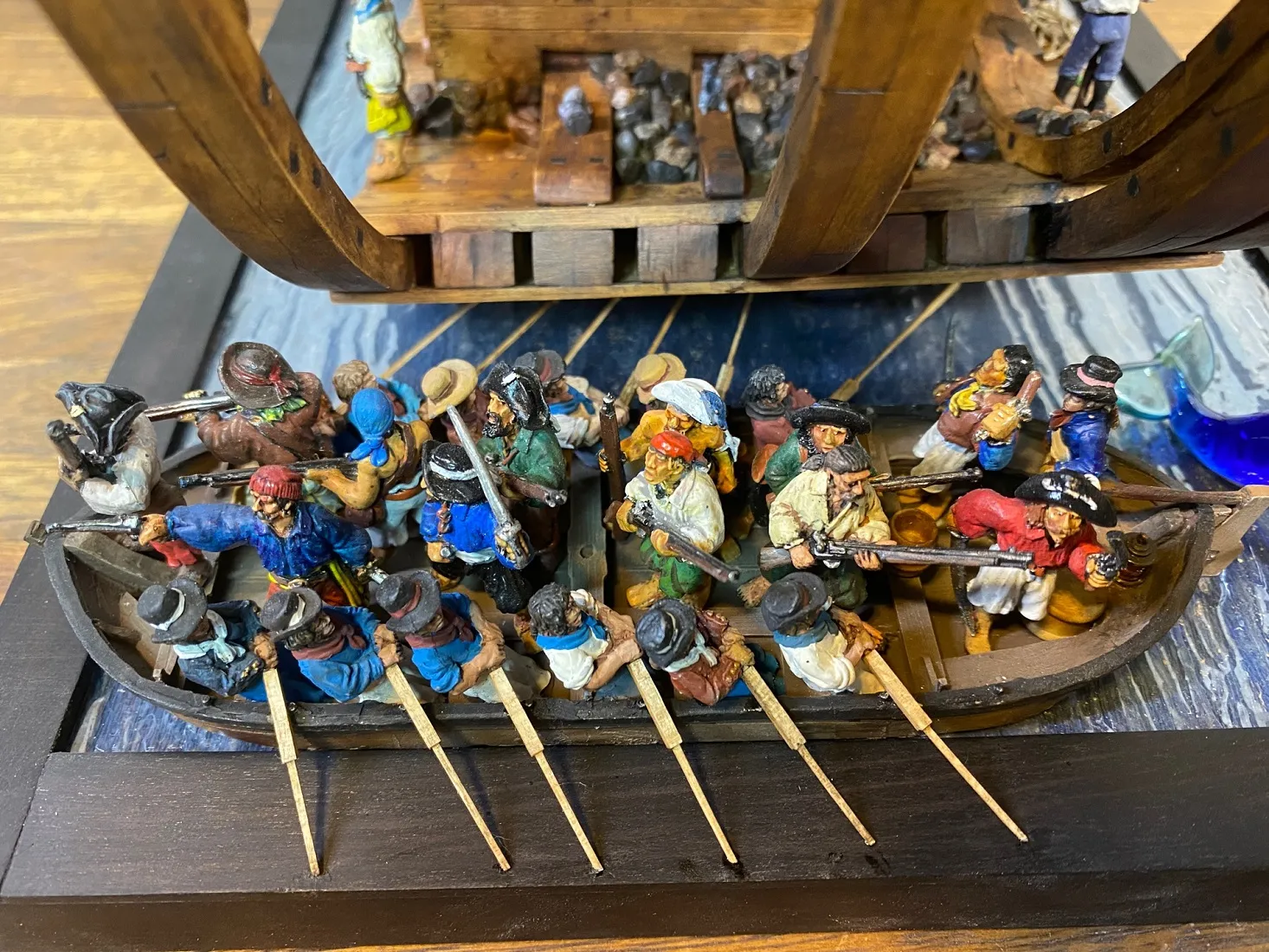 Модель корабля «Bonhomme Richard - Верфь на Столе