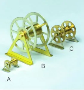 Кабельная катушка, 3х4 мм, латунь, 2 шт