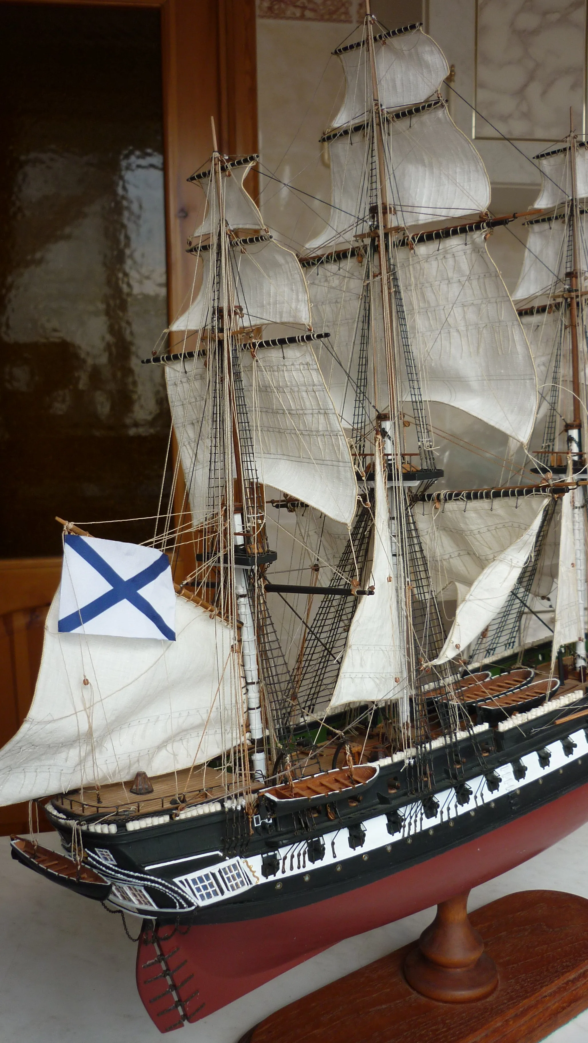 Модель корабля Фрегат «Паллада» - Верфь на Столе