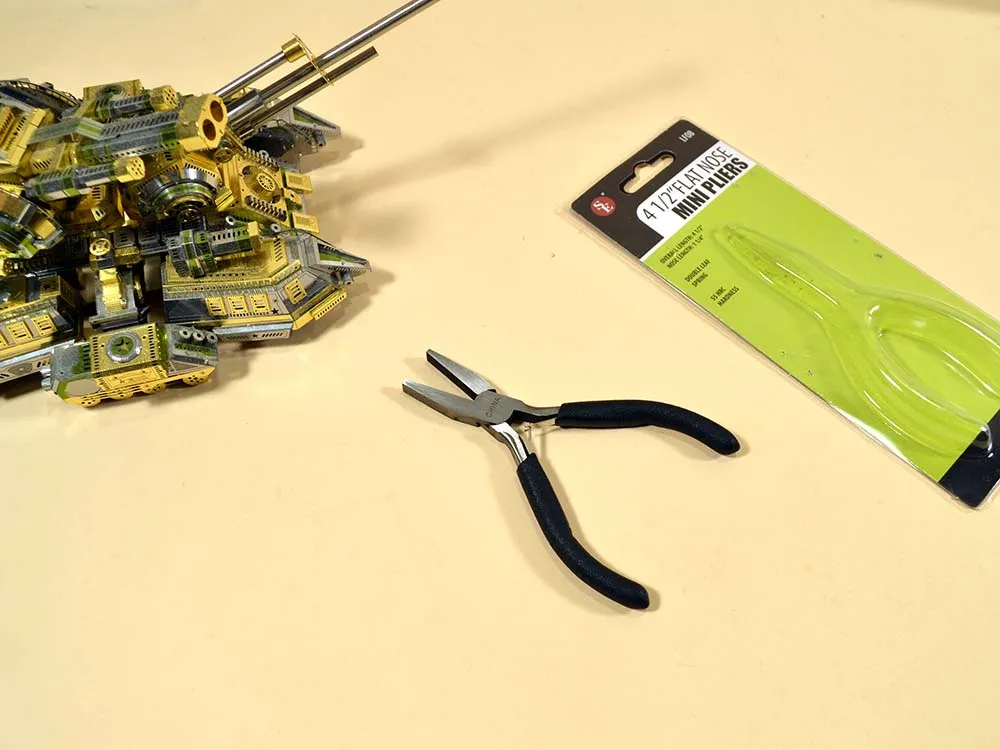 Ювелирные плоскогубцы "Бульдог", 125 мм 