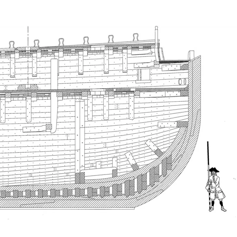Le Gros Ventre, 1766 + чертежи