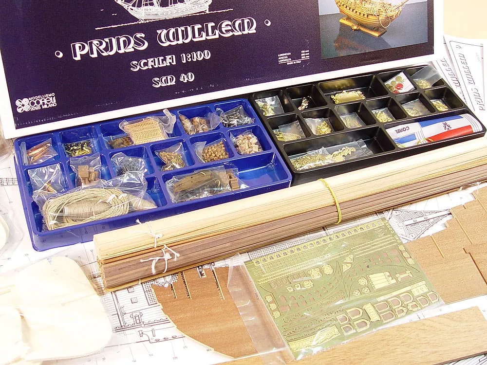 деревянная модель корабля Prins Willem