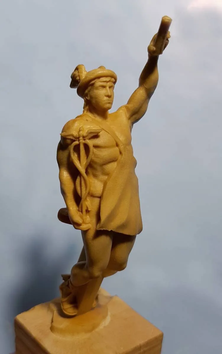 Носовая фигура для модели корабля "Меркурий" (ростовая), дерево, масштаб 1:64