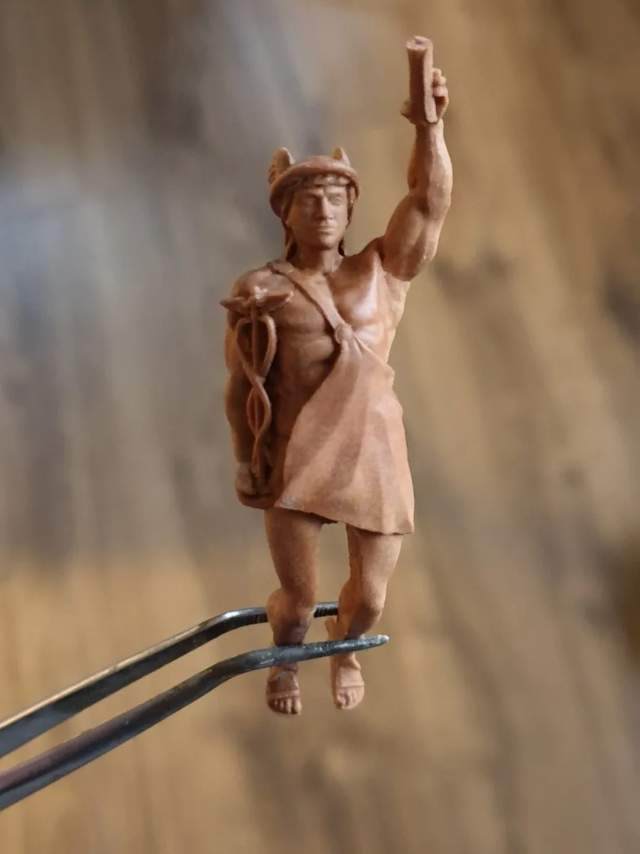 Носовая фигура для модели корабля "Меркурий" (ростовая), дерево, масштаб 1:64