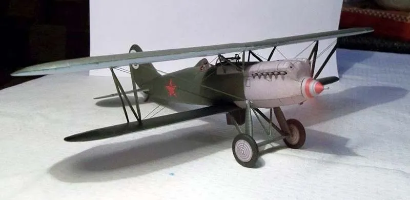 Модель из картона Истребитель И-3