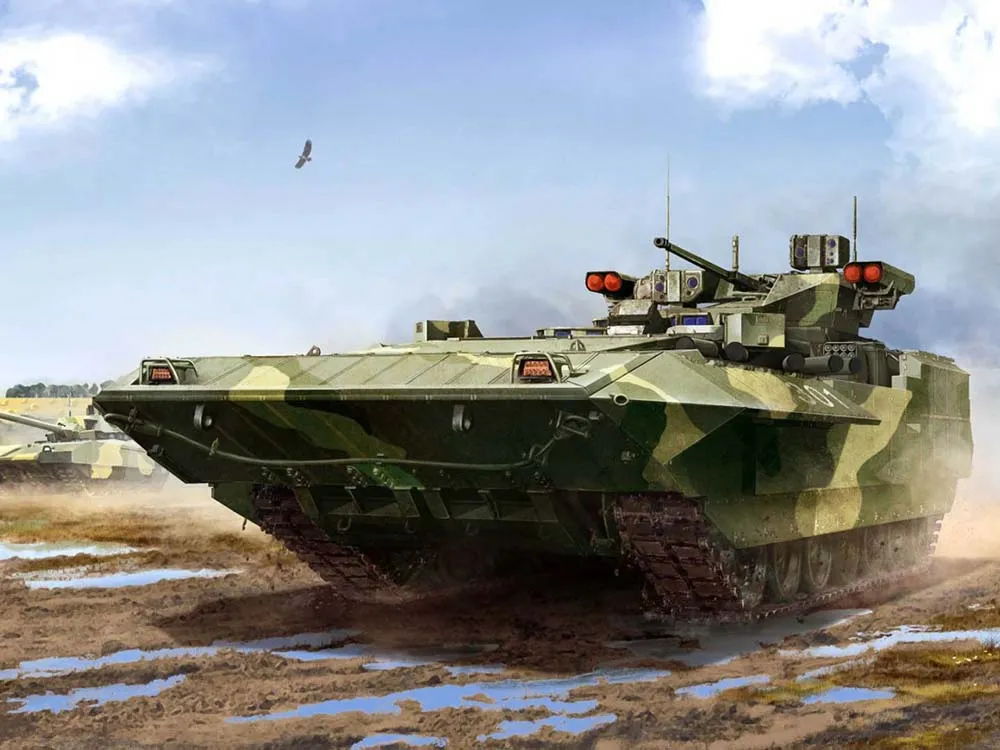 Российская тяжелая боевая машина пехоты ТБМПТ Т-15 "Армата"
