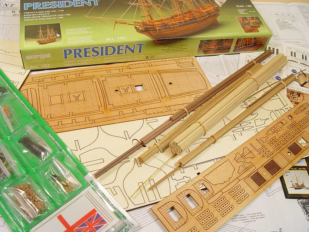 Модель корабля своими руками President (Новая версия)