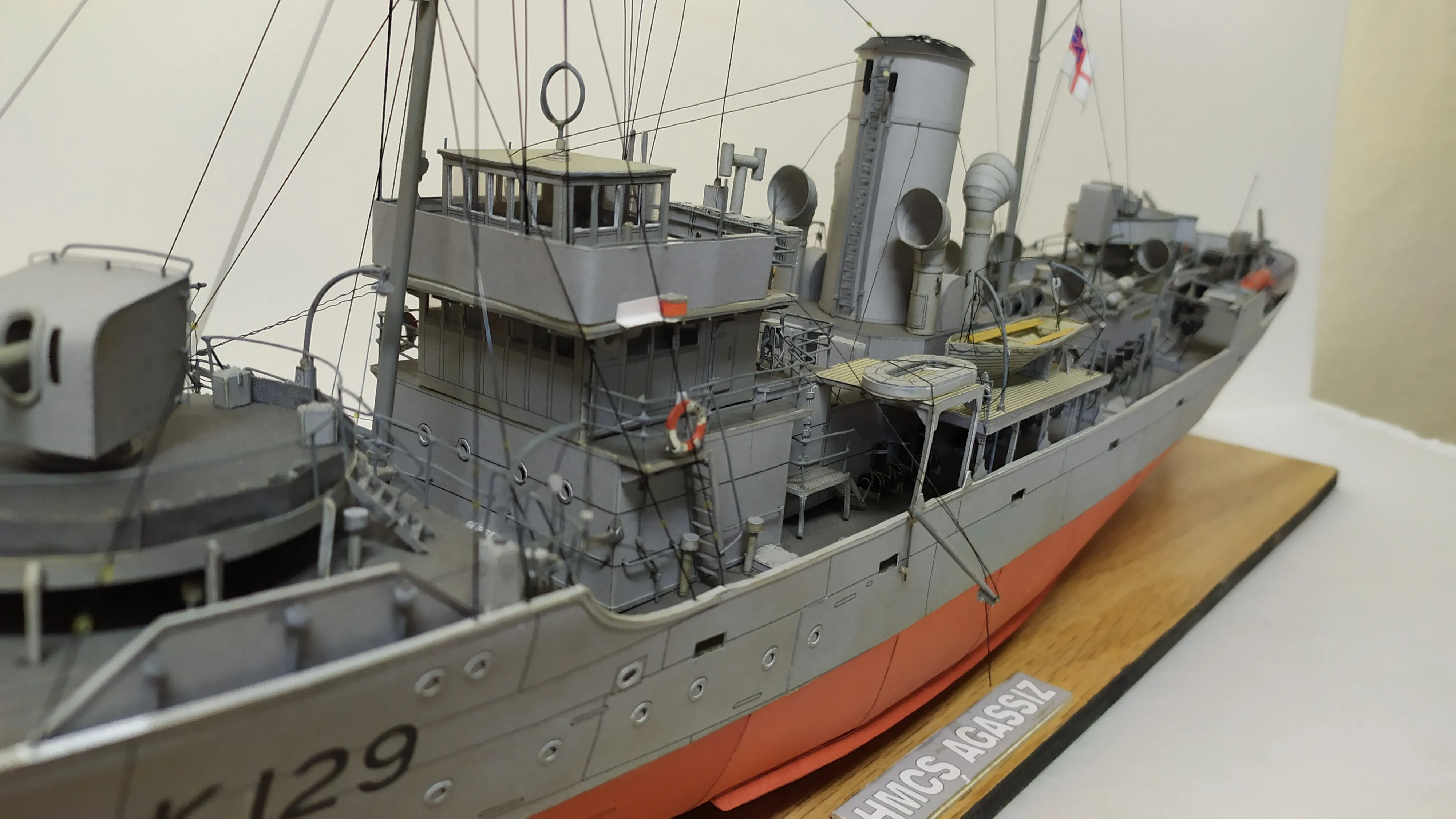 Модель корабля Корвет  NMCS "AGASSIZ" - Верфь на Столе