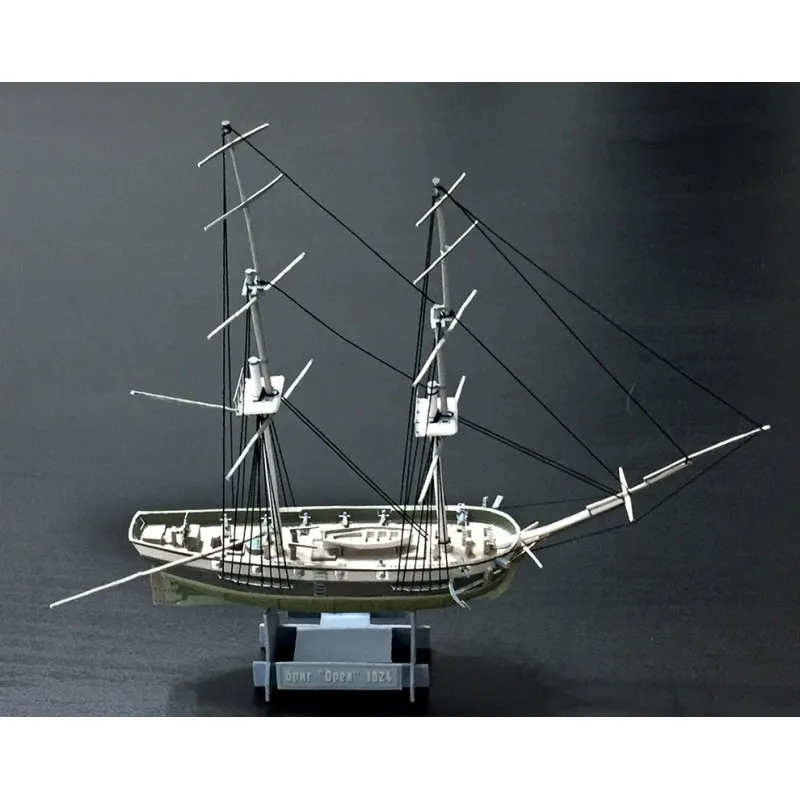 Модель из бумаги бриг Орёл, Россия 1824 г