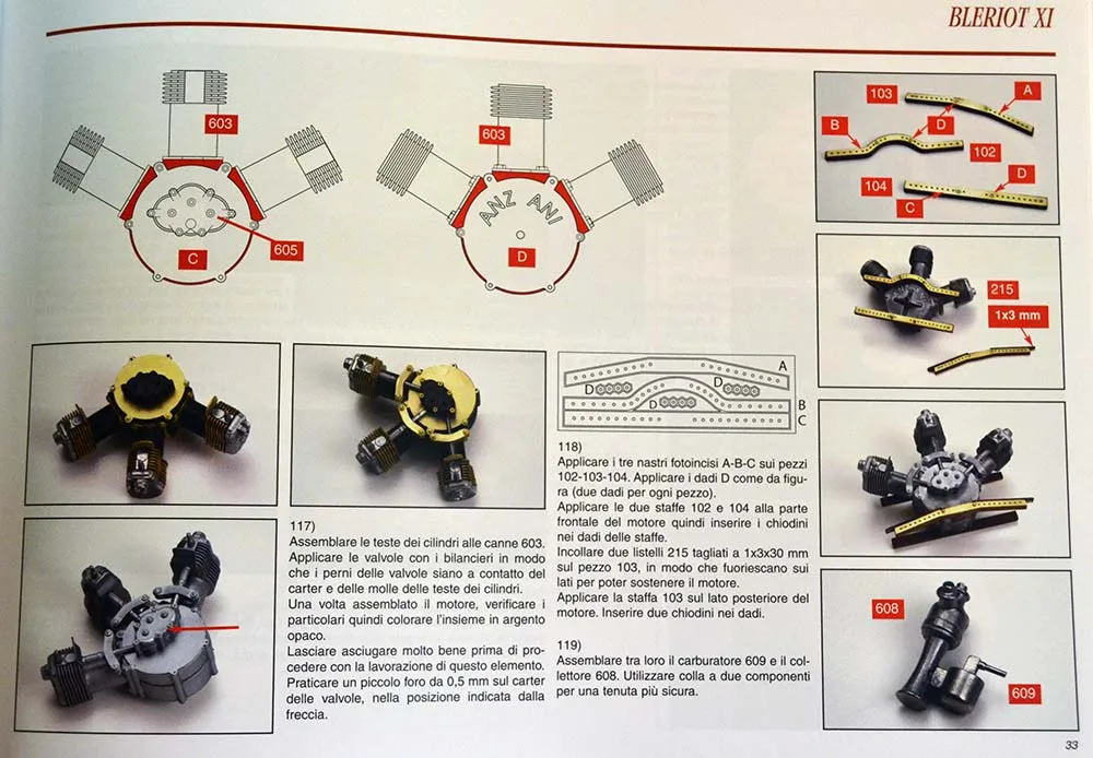 модель самолета Bleriot XI