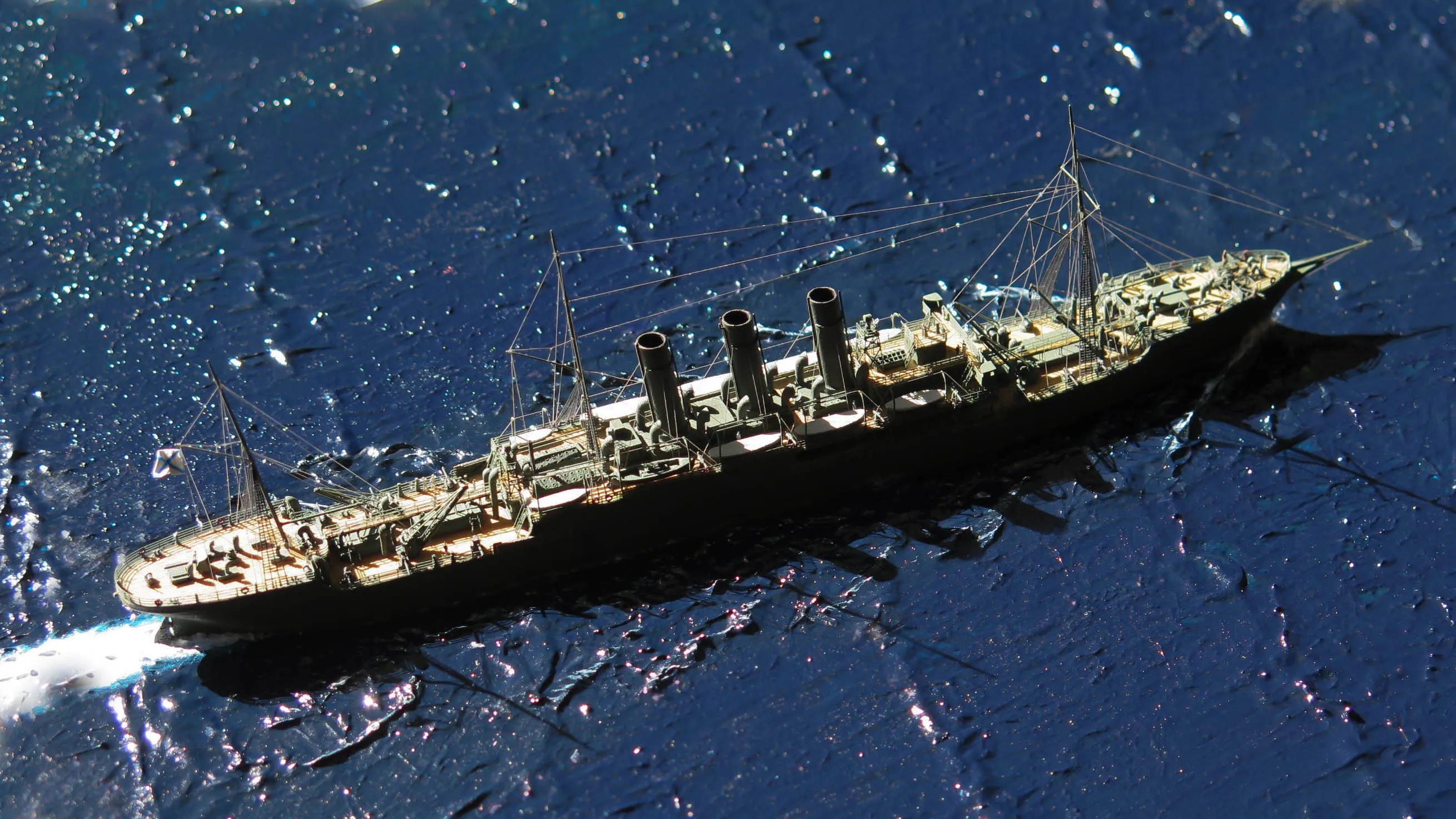 Модель корабля Вспомогательноый крейсер "Лена" - Верфь на Столе