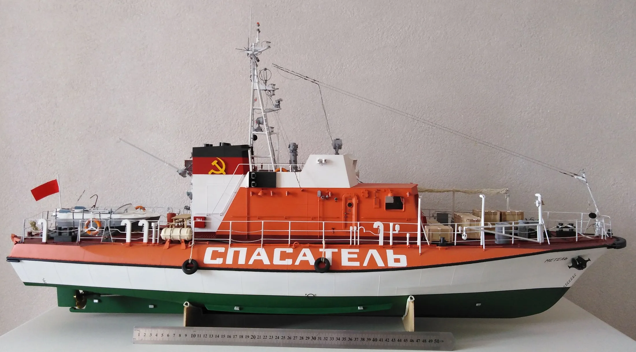 Модель корабля «Метель», проект 1458 - Верфь на Столе