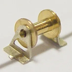 Кабельная катушка, 3х3 мм, латунь, 2 шт