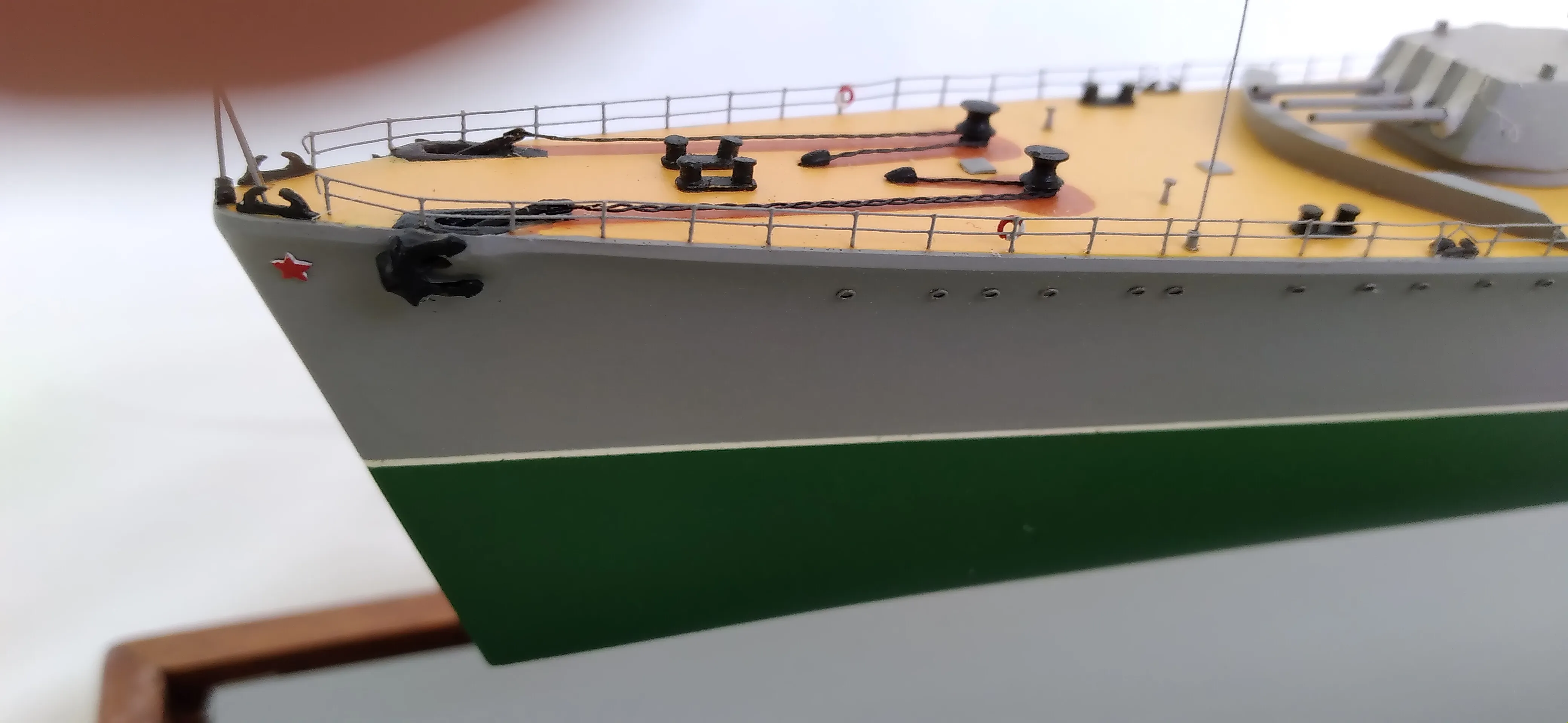 Модель корабля Артиллерийский крейсер "Адмирал Нахимов" - Верфь на Столе