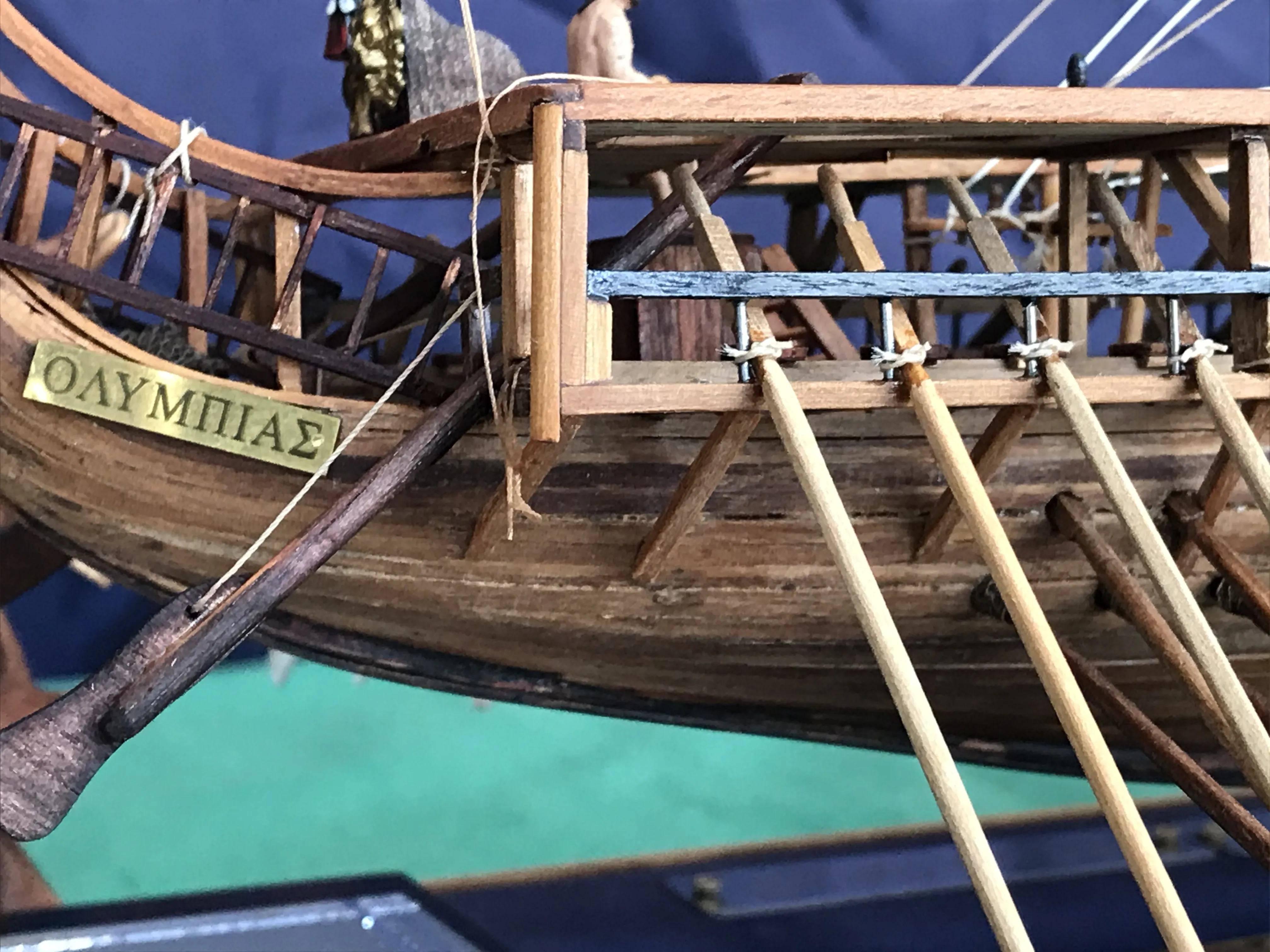 Модель корабля GREEK TRIREME - Верфь на Столе
