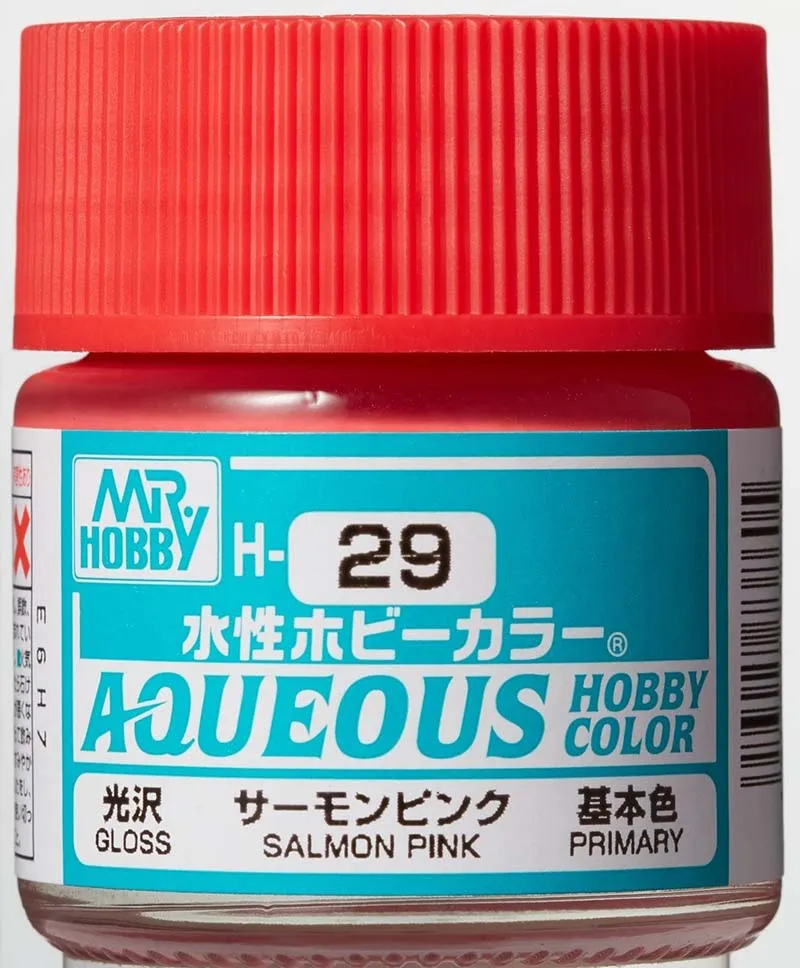 Краска Mr Hobby, акриловая, лососево-красная глянцевая, H 29, 10 мл