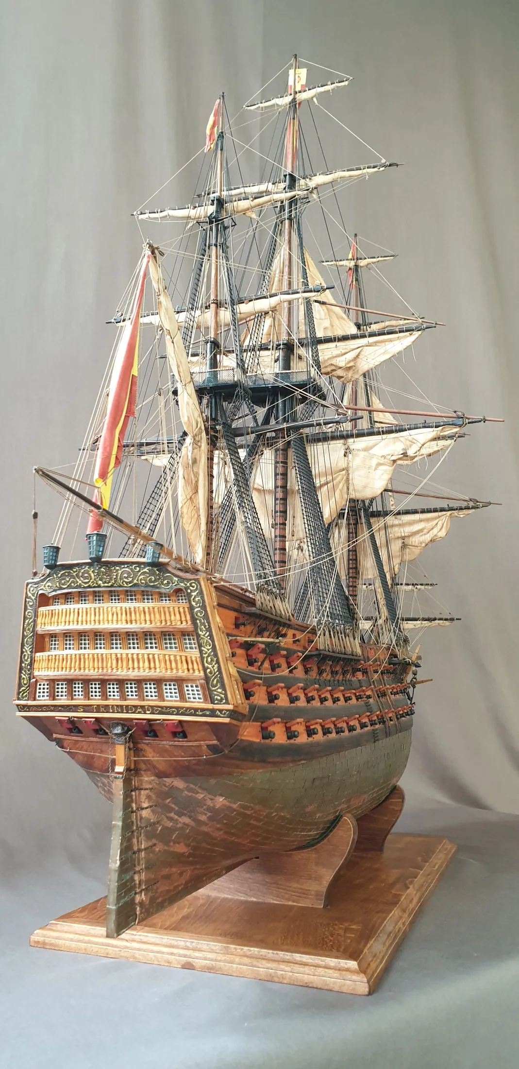 Модель корабля Santisima Trinidad (Испания), 1975 г. - Верфь на Столе