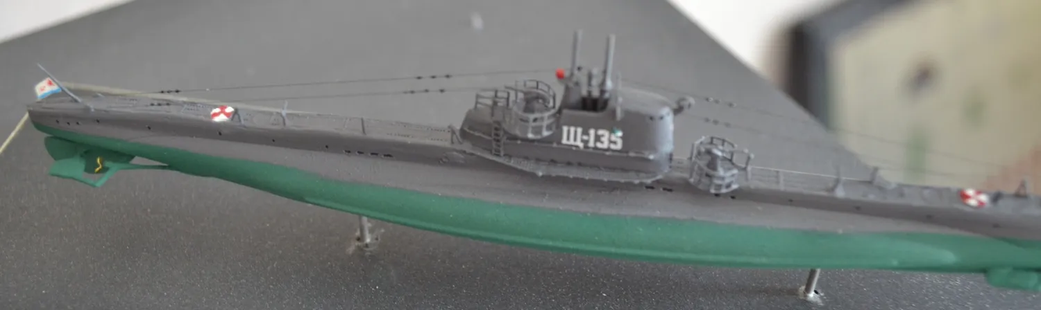 Модель корабля Подводная лодка типа Щука "135" - Верфь на Столе