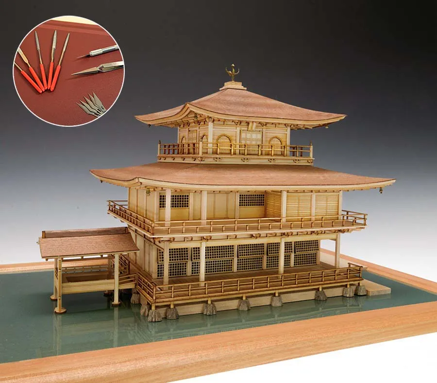 Золотой павильон Kinkaku (новая версия) + (Стартовый набор инструментов)