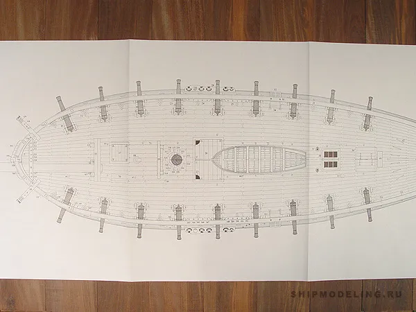 Le Cerf 1779-1780 + чертежи