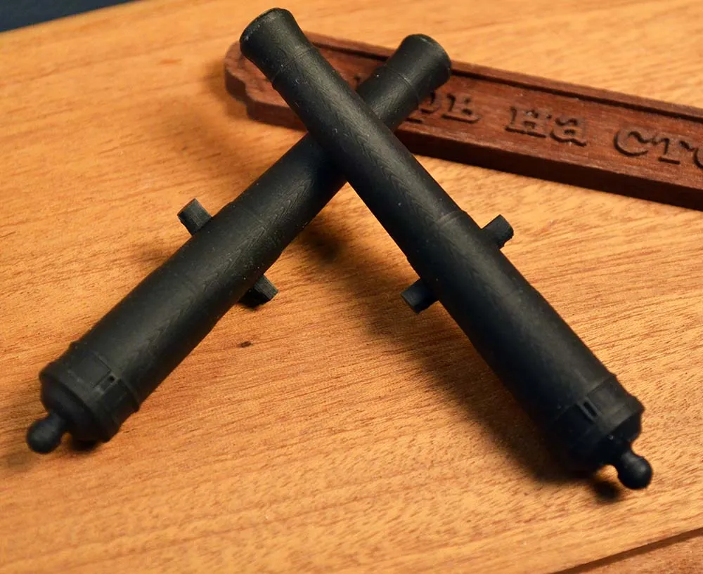 Ствол пушки Франция, 24 фунта, масштаб 1:48, длина 75 мм, 2 шт