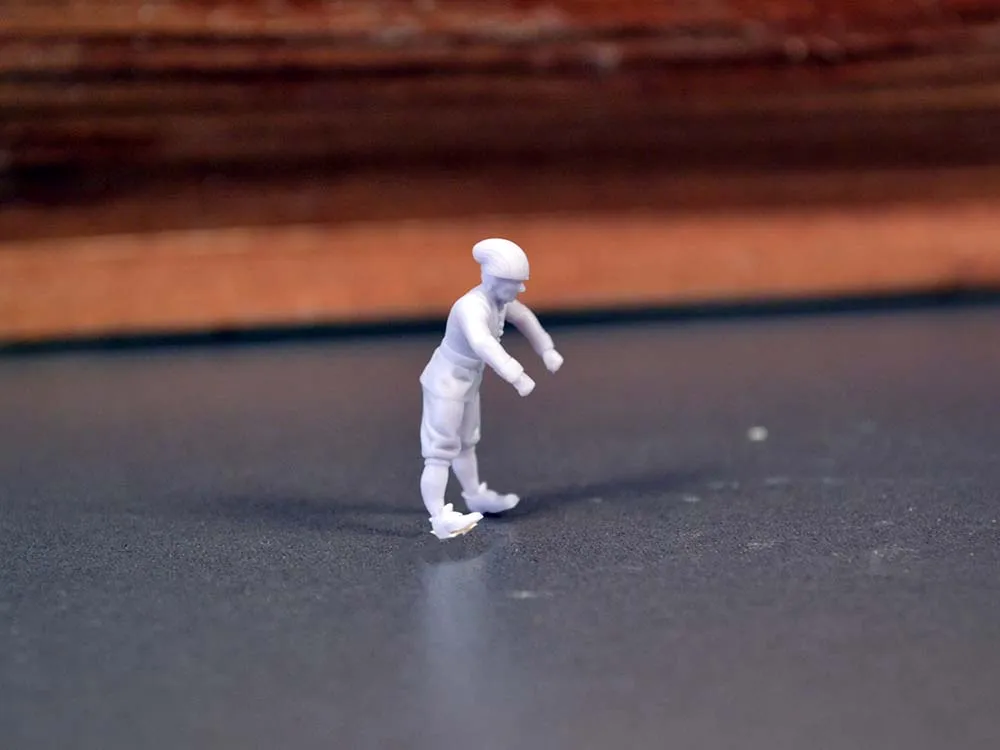 Фигурка матроса, работающего на рее, 25 мм