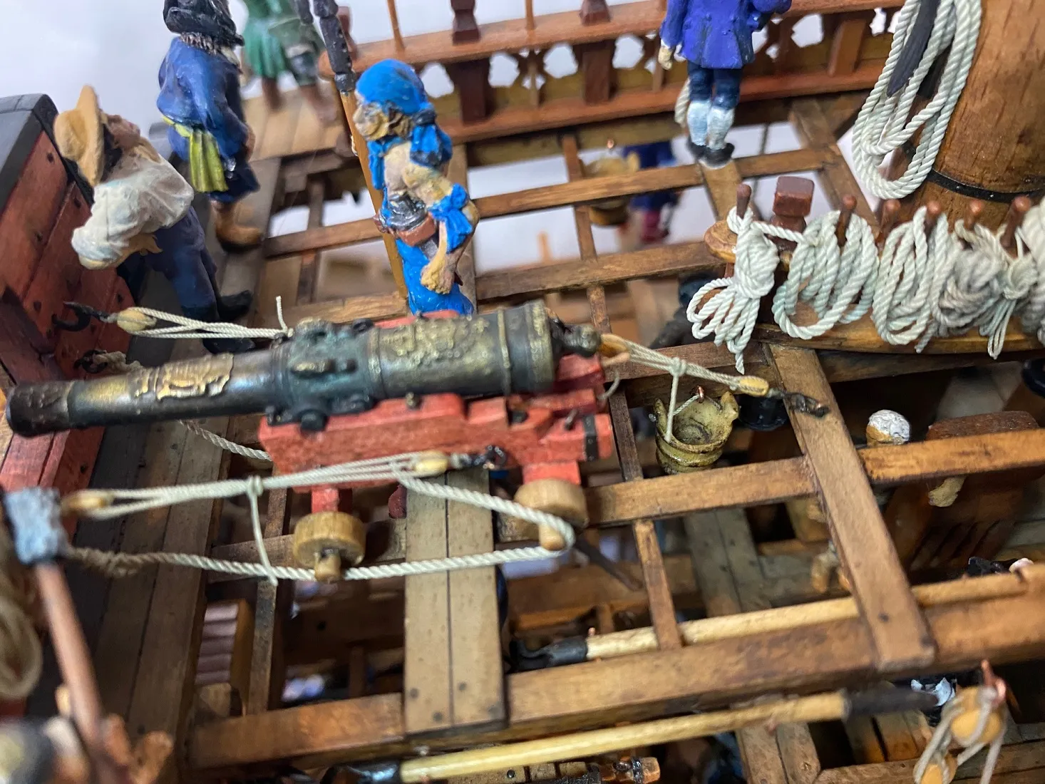 Модель корабля «Bonhomme Richard - Верфь на Столе