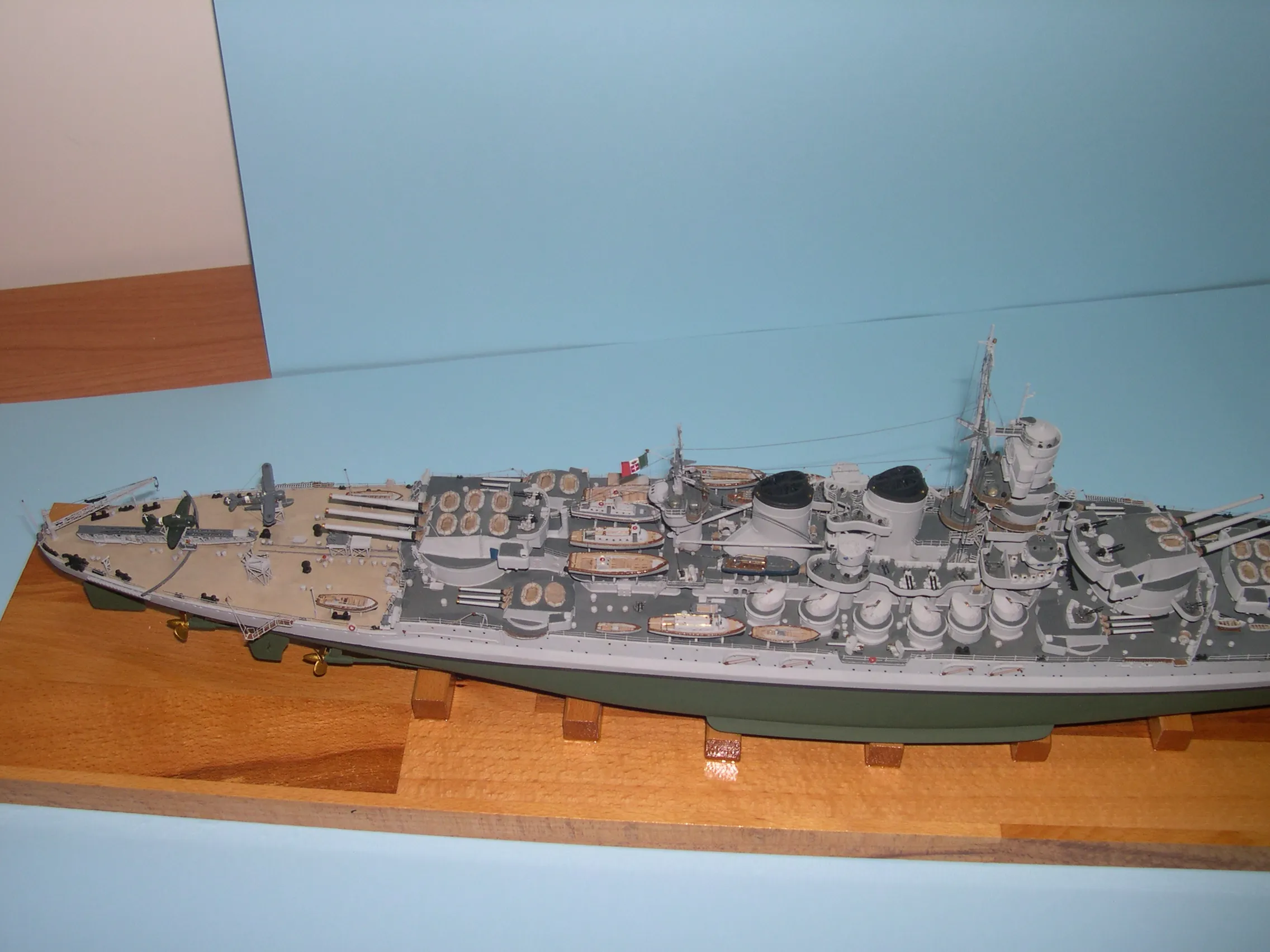 Модель корабля линкор R.N. Roma - Верфь на Столе