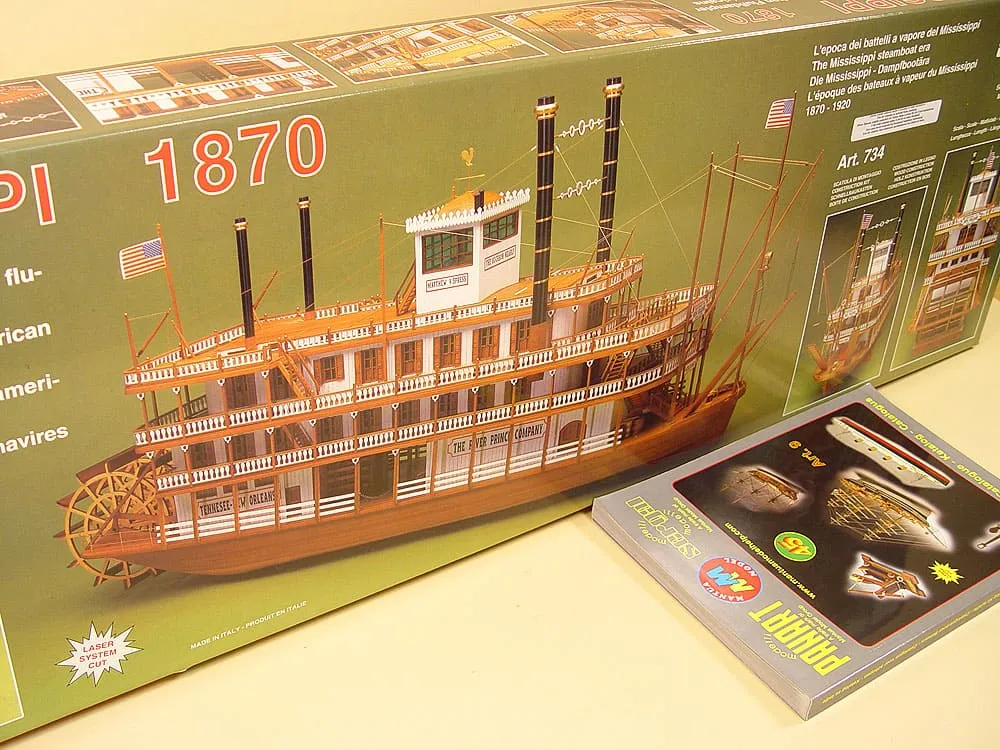 Модель парохода своими руками Mississippi Riverboat