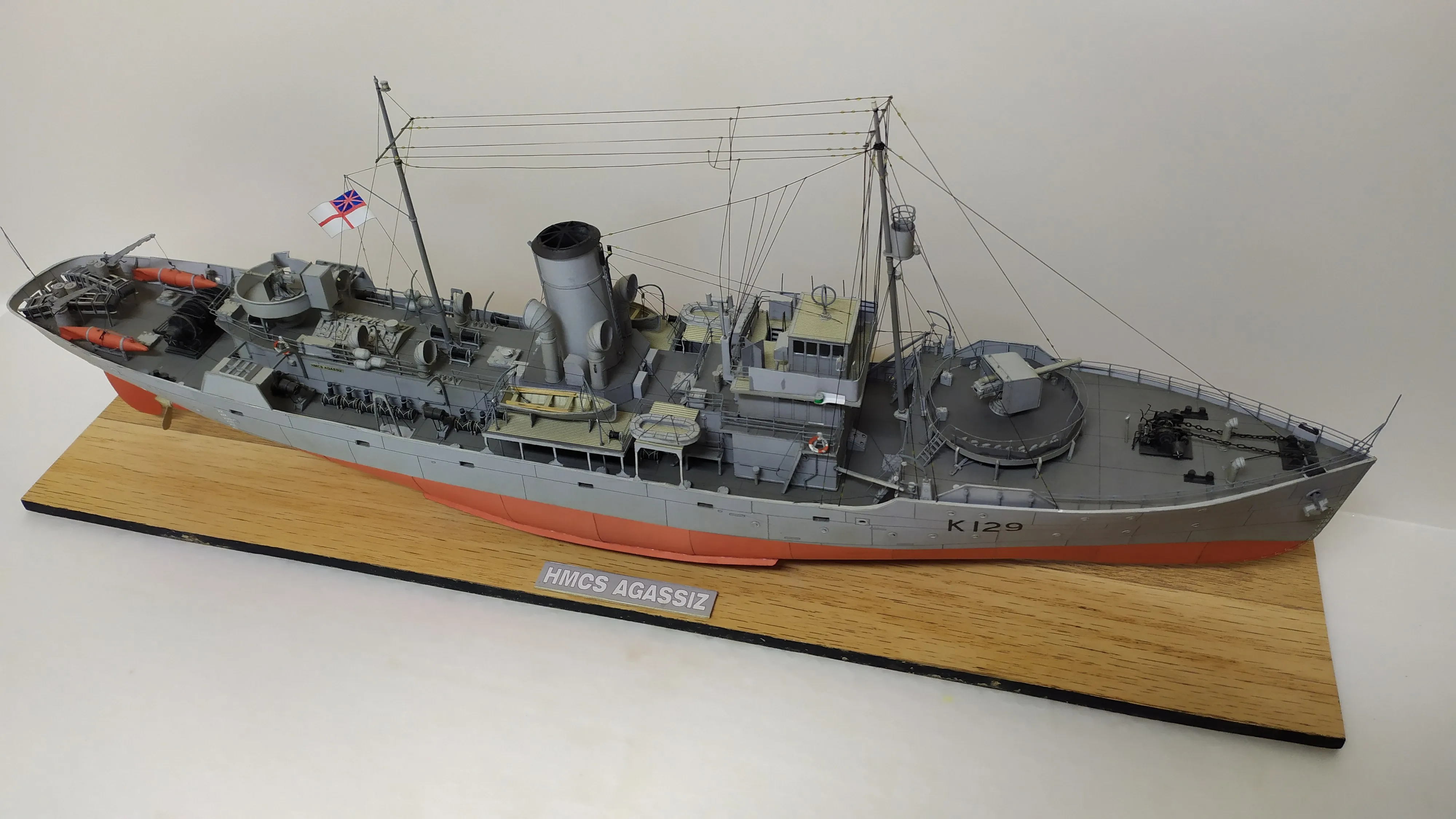 Модель корабля Корвет  NMCS "AGASSIZ" - Верфь на Столе