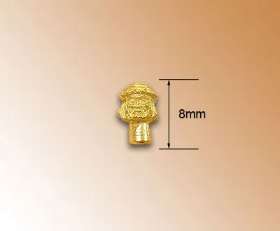 Декоративный элемент, голова, 8 мм, металл