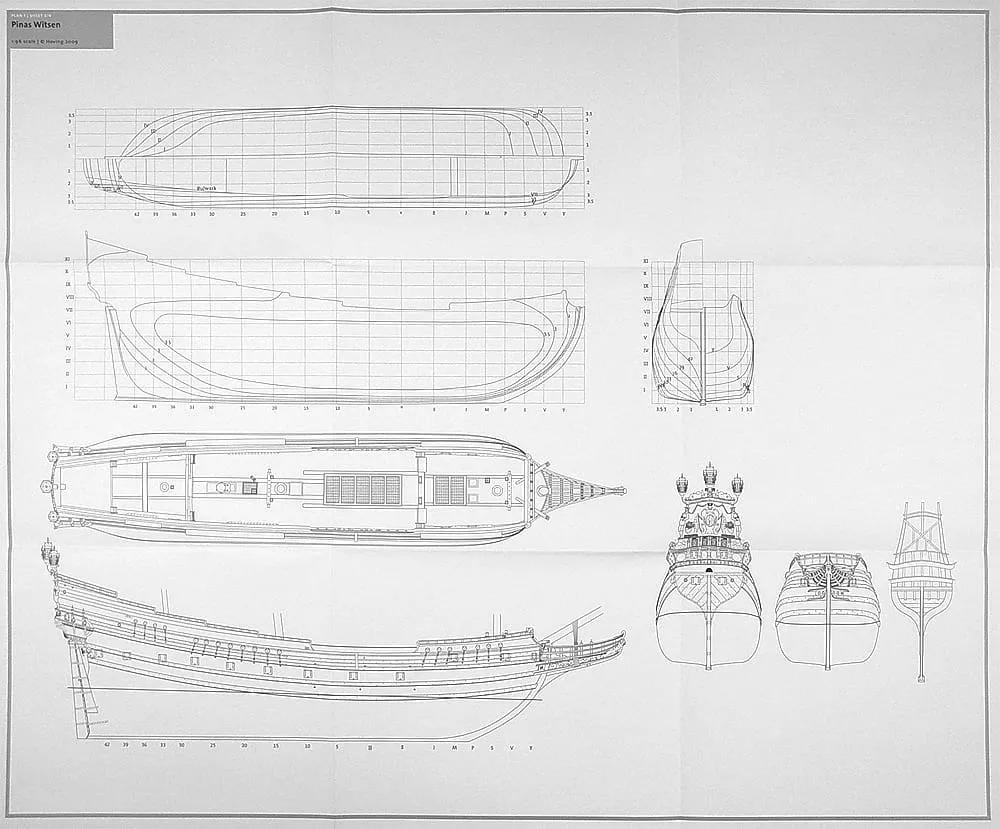 17th CENTURY DUTCH MERCHANT SHIPS + Чертежи