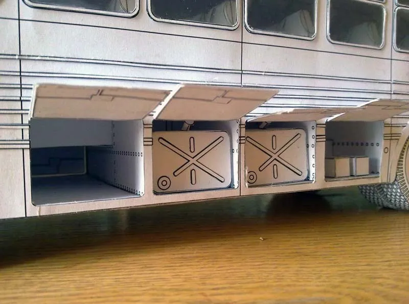 Модель из картона Автобус междугородний