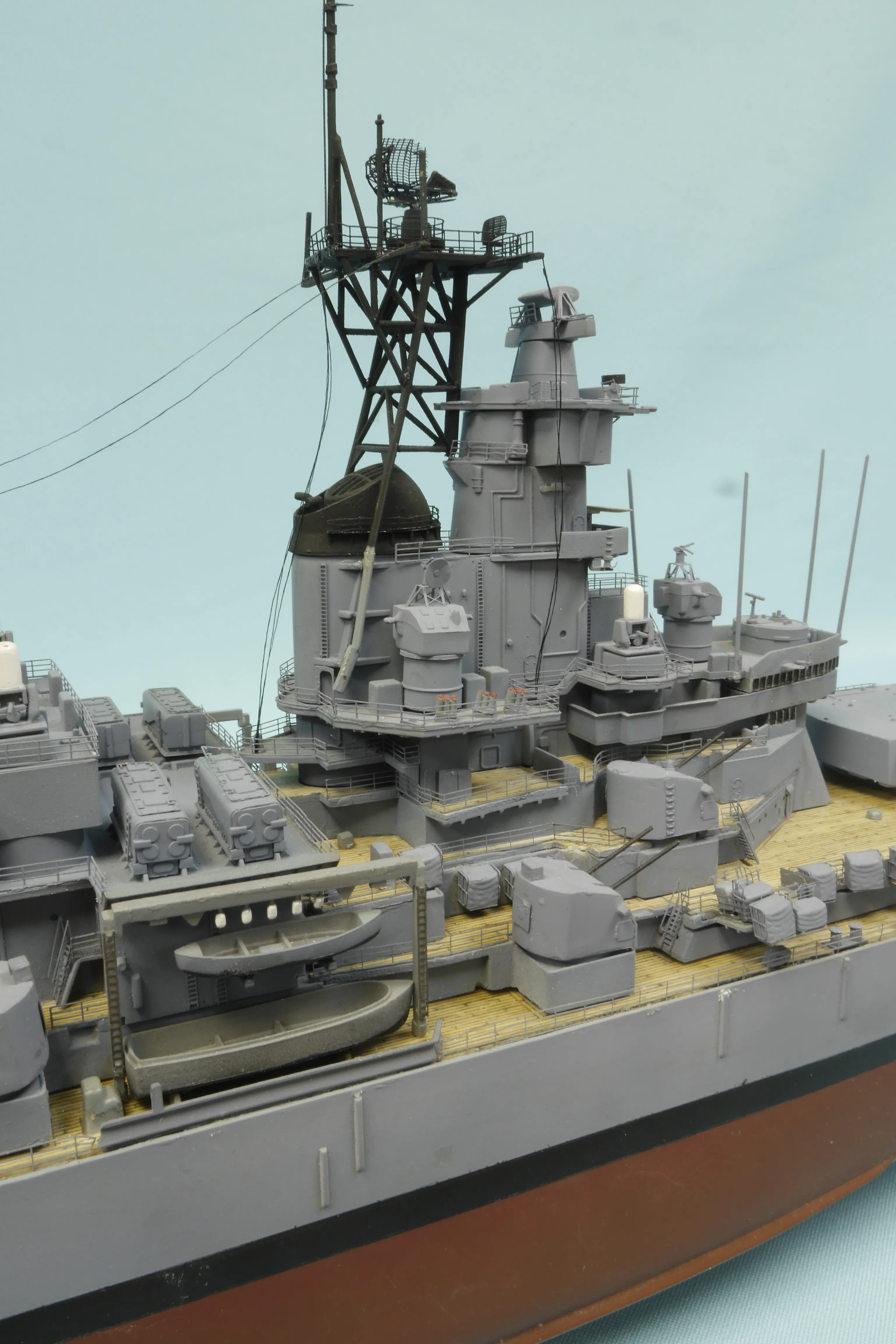 Модель корабля USS «New Jersey» (BB-62) - Верфь на Столе