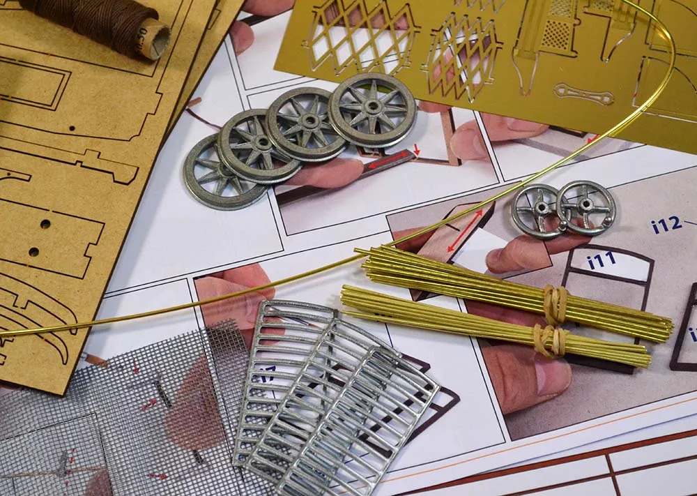 Модель трамвая BUENOS AIRES + (Полный набор инструментов, клея и краски)