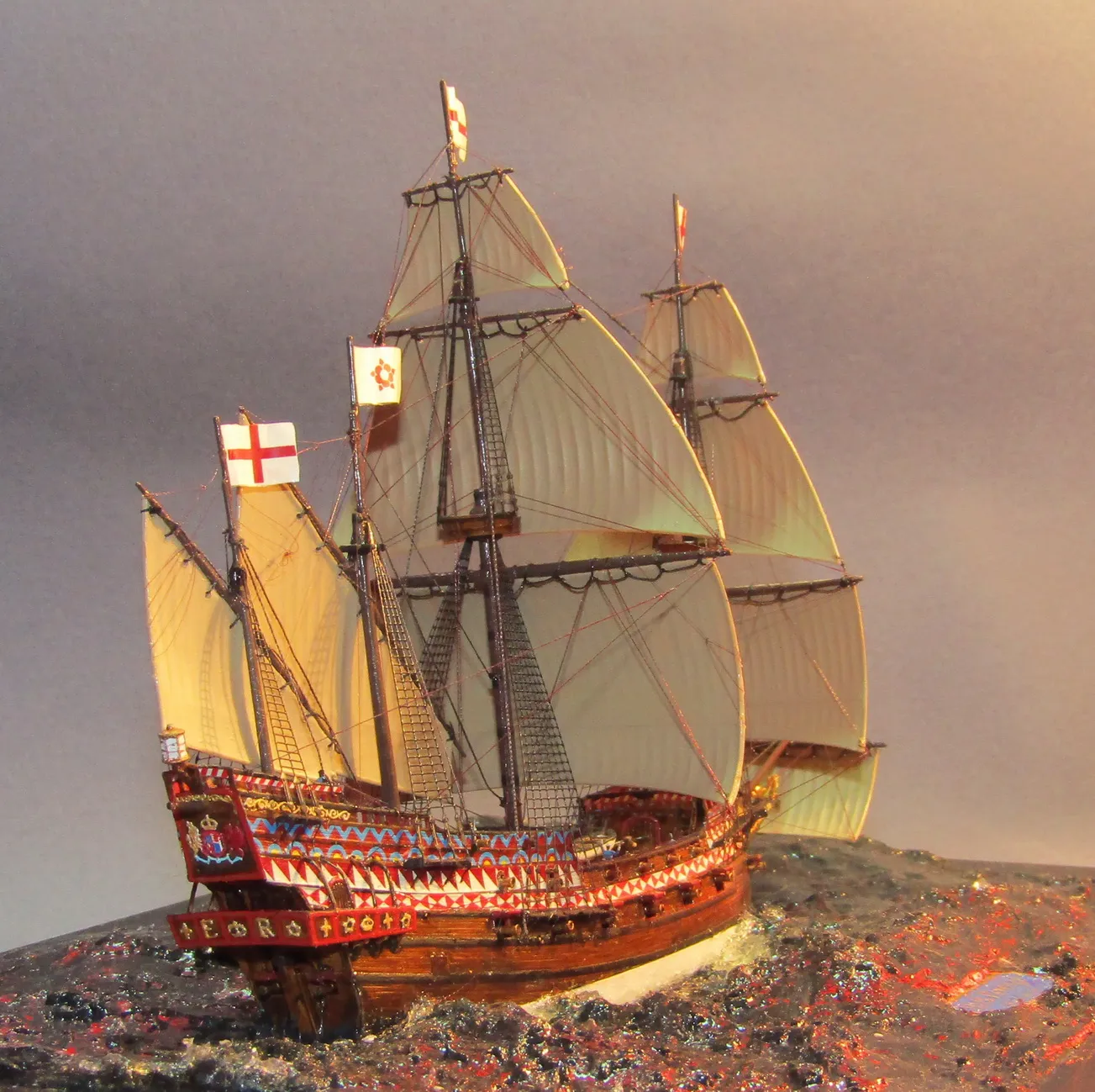 Модель корабля HMS “Revenge” 1577 - Верфь на Столе