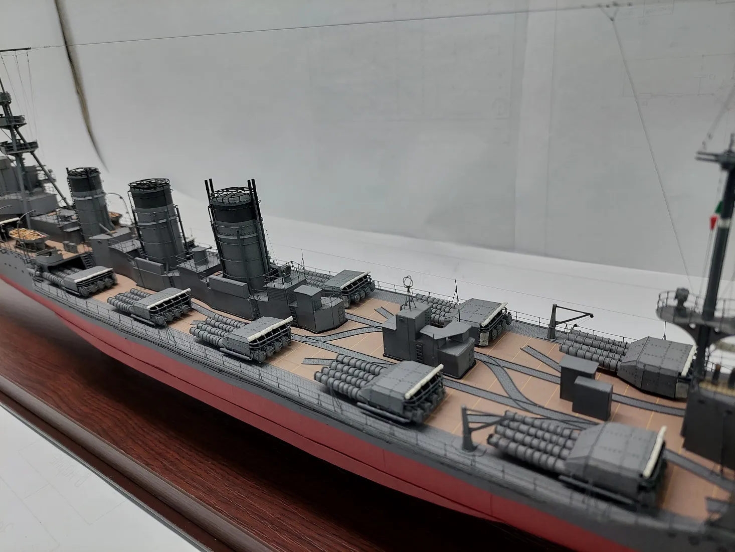 Модель корабля IJN «Kitakami» - Верфь на Столе