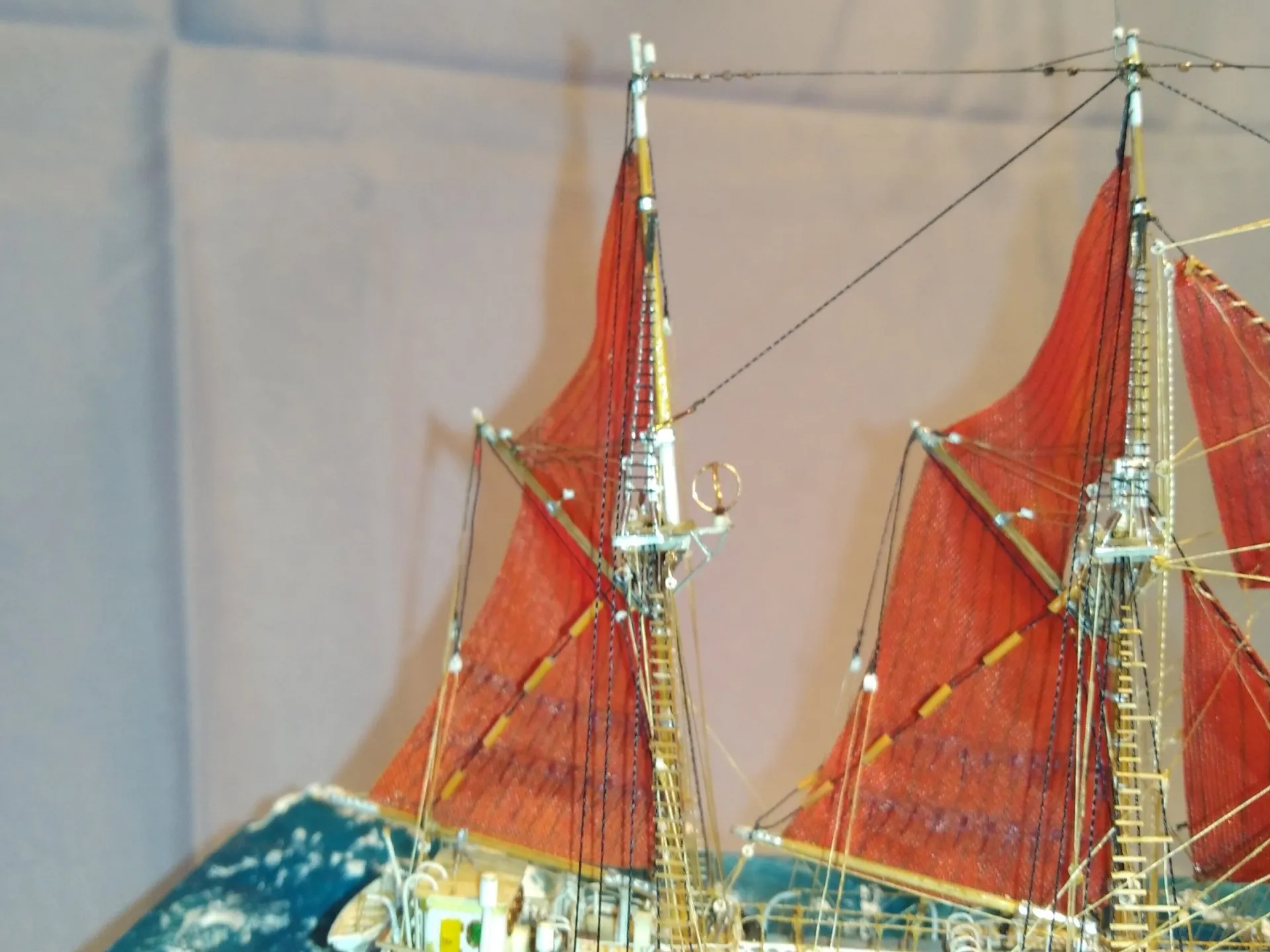 Модель корабля Баркентина "Вега" II - Верфь на Столе