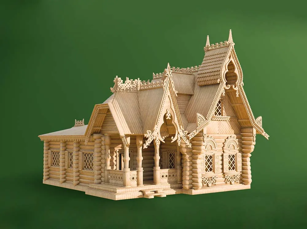 Усадьба по проекту Кузьмина 1878 года, 2240 деталей