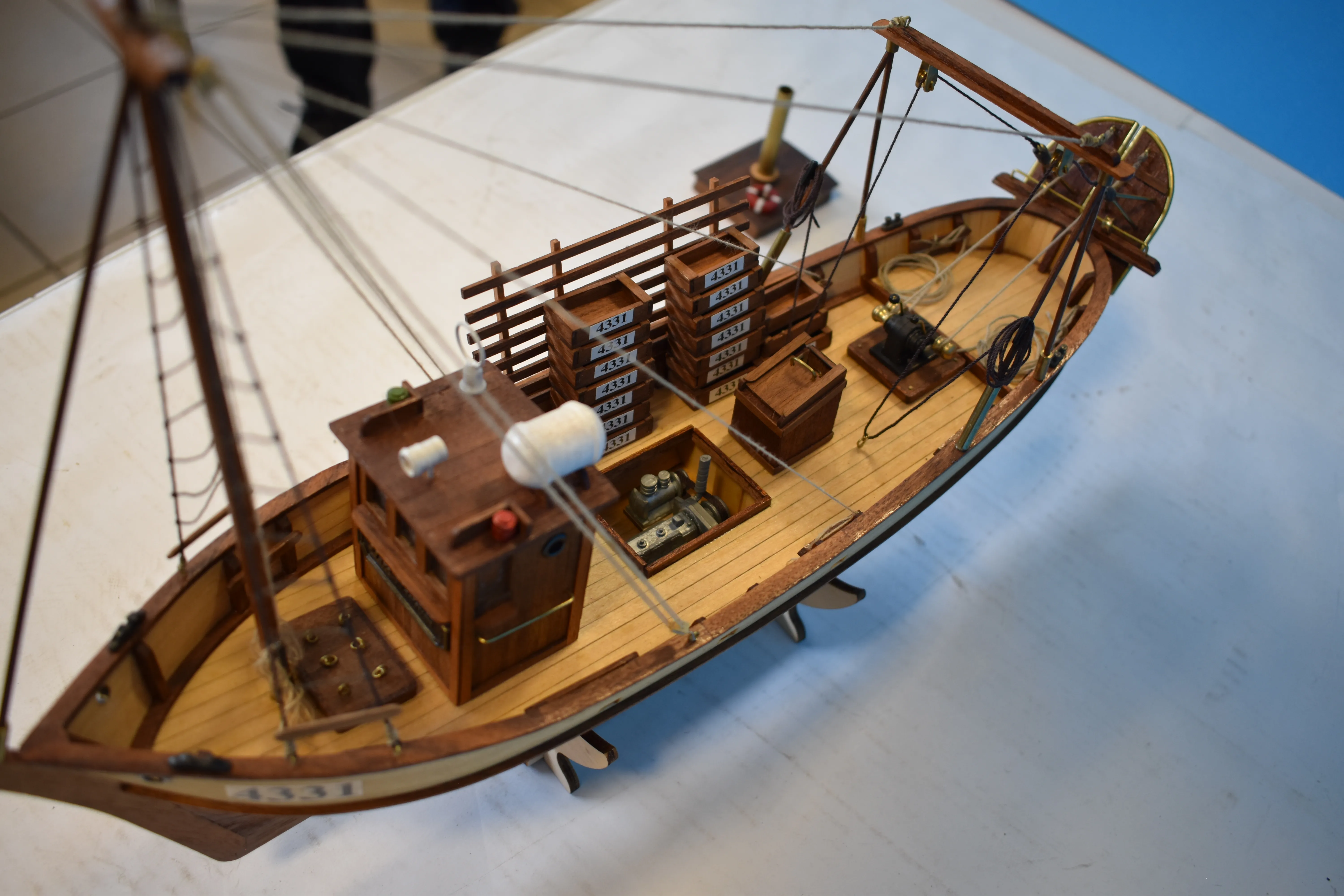 Модель корабля Рыбацкая лодка "Palamos" - Верфь на Столе