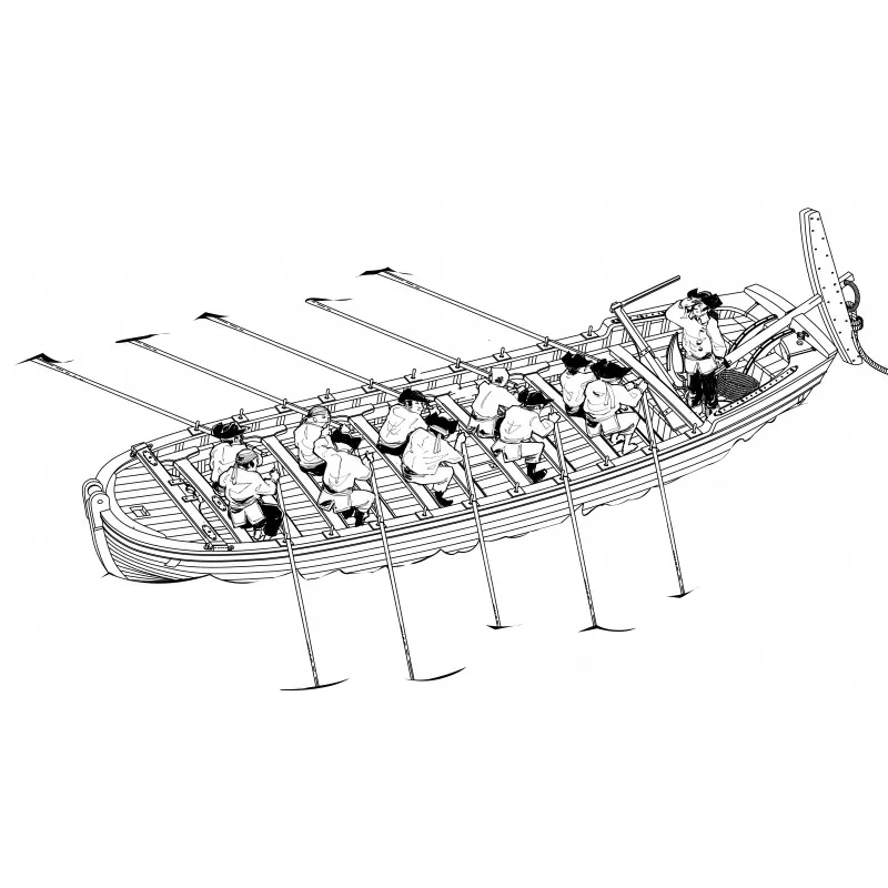 The Ship’s Longboat 1680-1780 + чертежи