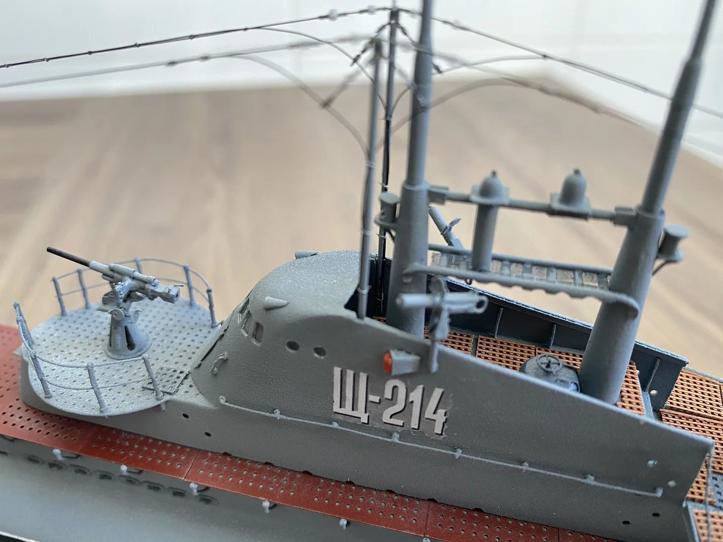 Модель корабля Подводная лодка Щ-214 - Верфь на Столе
