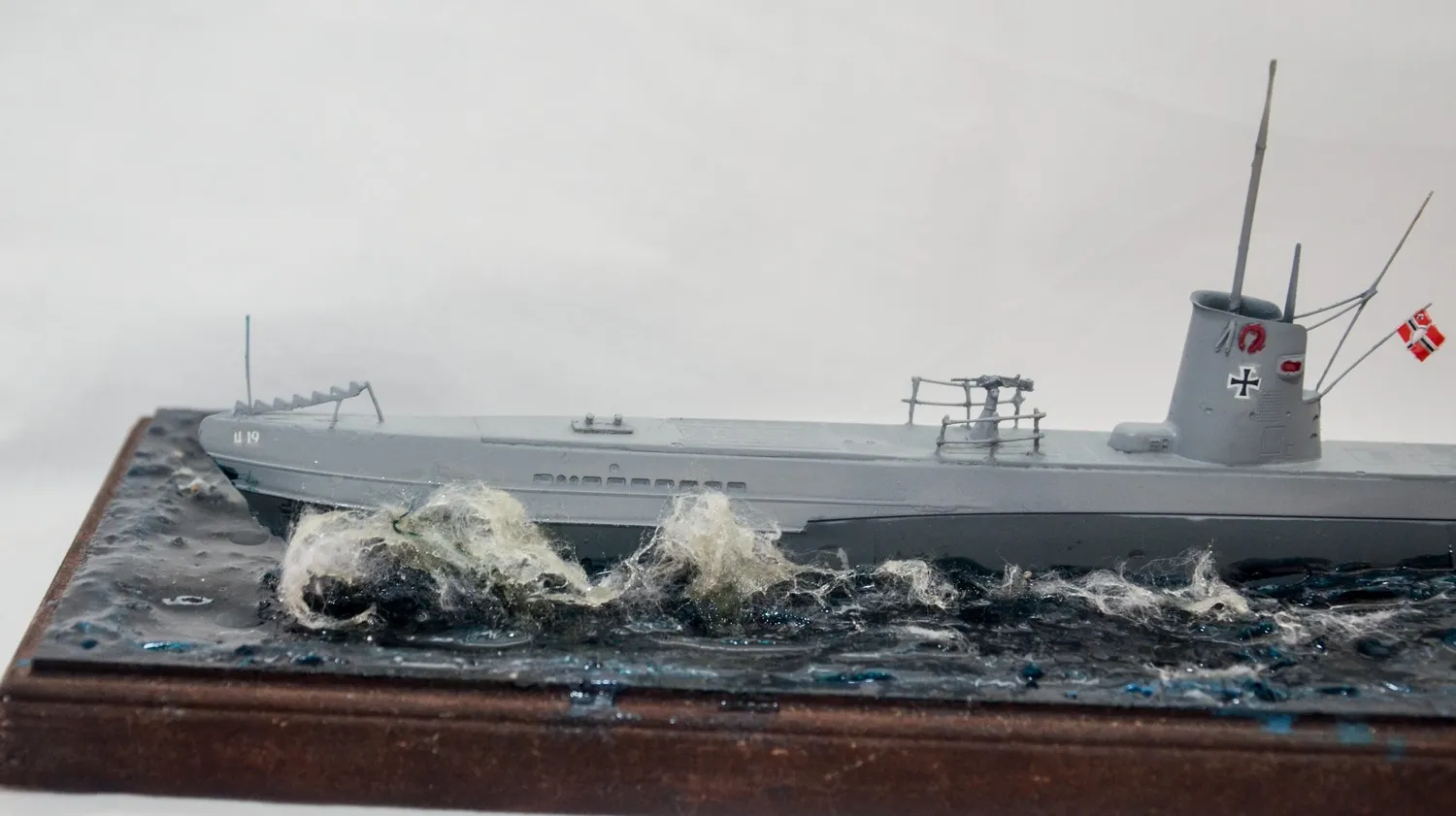 Модель корабля Подводная лодка тип 2 "U-19"   - Верфь на Столе