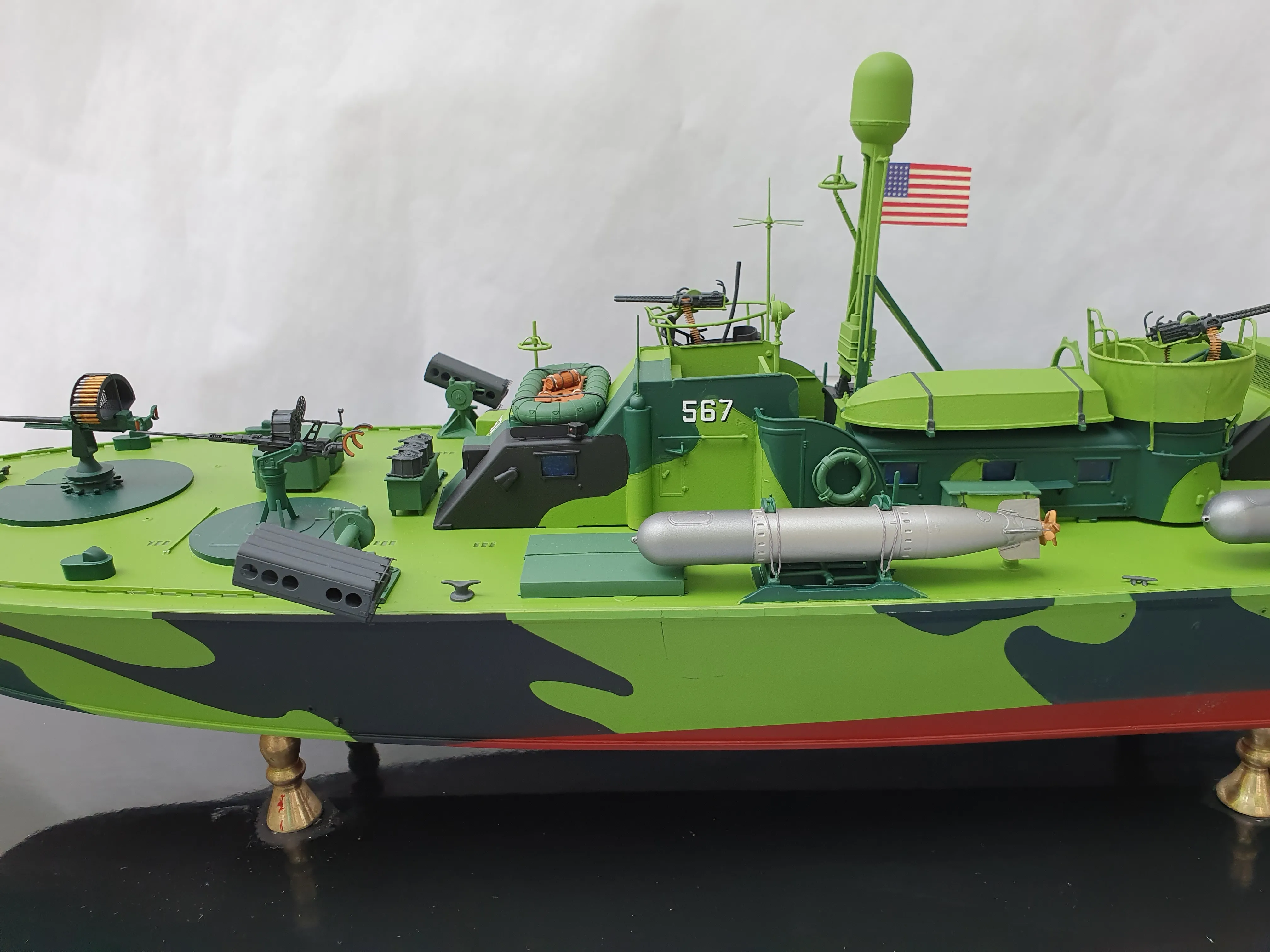 Модель корабля ELCO 80 TORPEDO BOAT PT-567 - Верфь на Столе