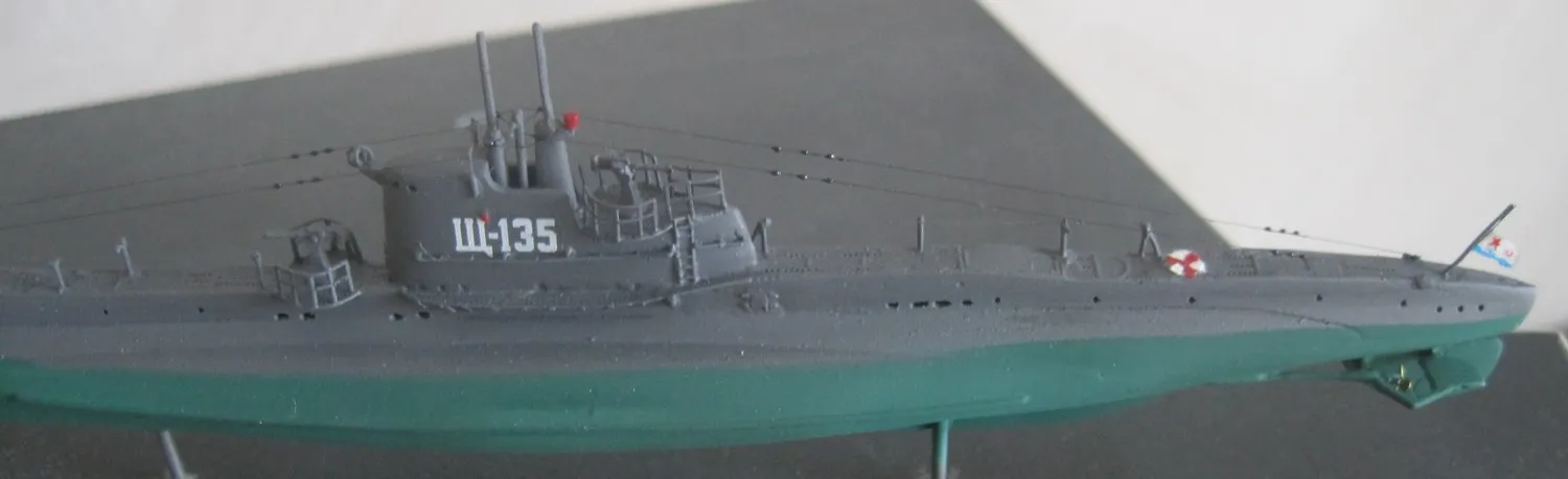 Модель корабля Подводная лодка типа Щука "135" - Верфь на Столе