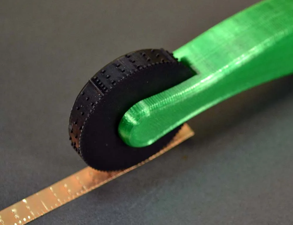 Накатка для медной обшивки, 6,35х21,6 мм, правая+левая