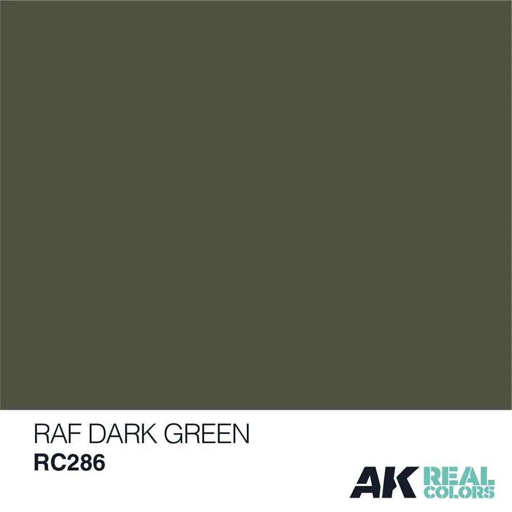 Лак акриловый AK Interactive, RAF темно-зеленый, 10 мл