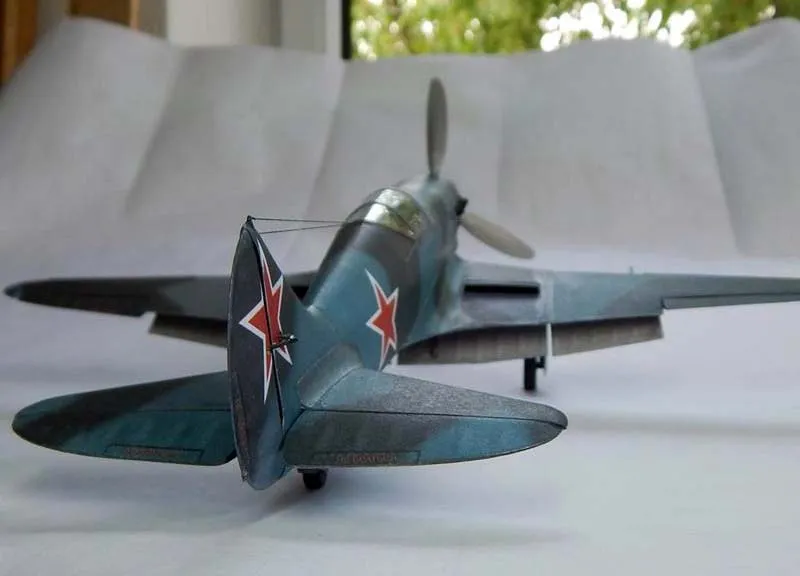 Модель из бумаги Истребитель ИТП-М-2 Поликарпова