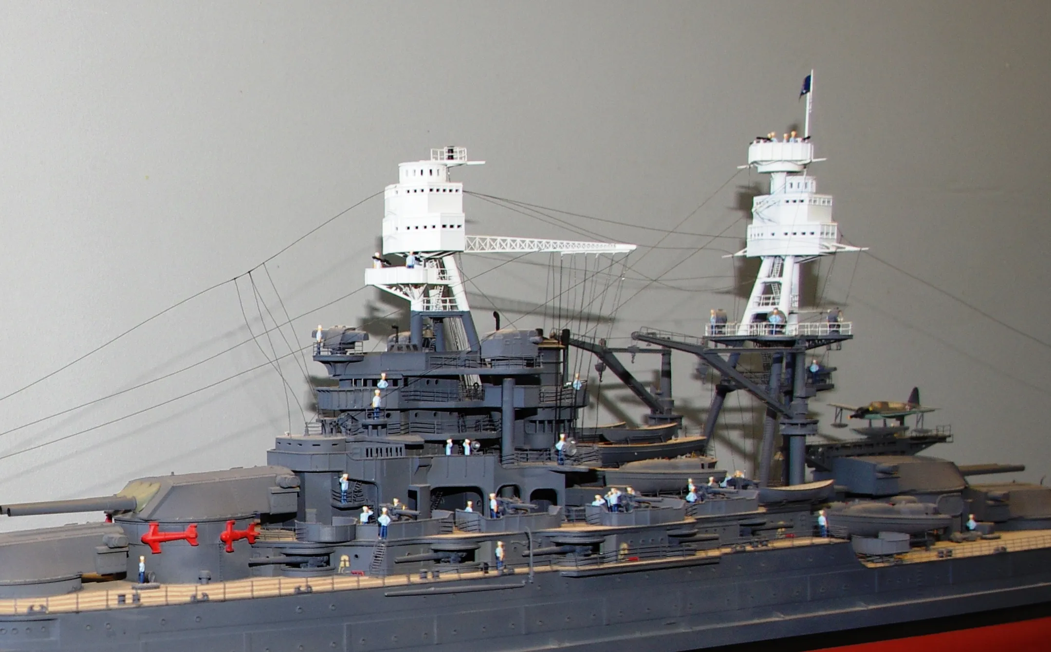 Модель корабля Линкор  ВВ-39  "АРИЗОНА"  декабрь 1941 г. - Верфь на Столе